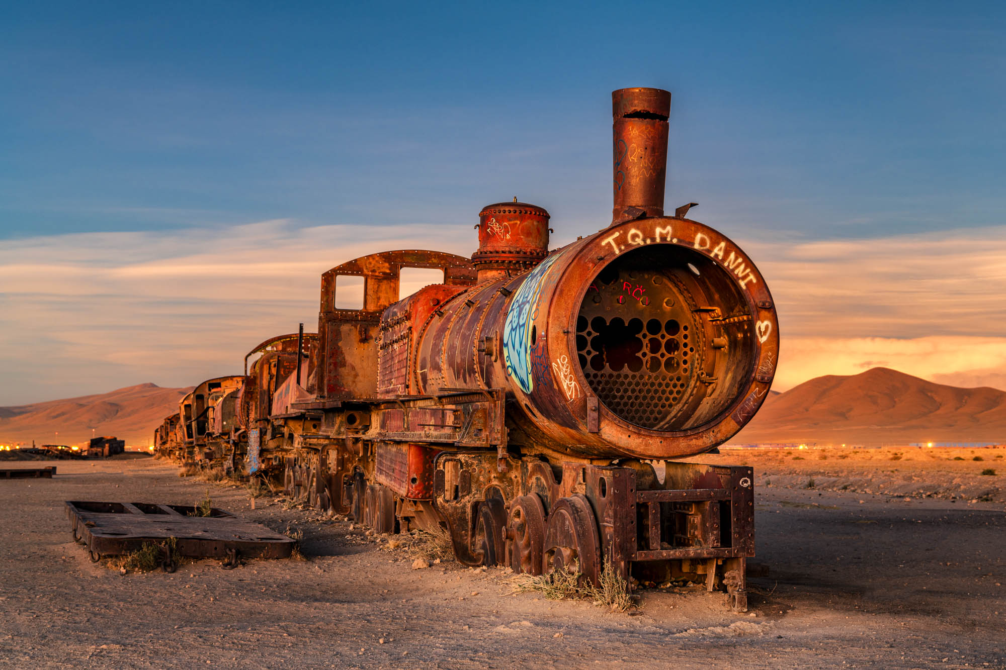 Uyuni Eisenbahnfriedhof