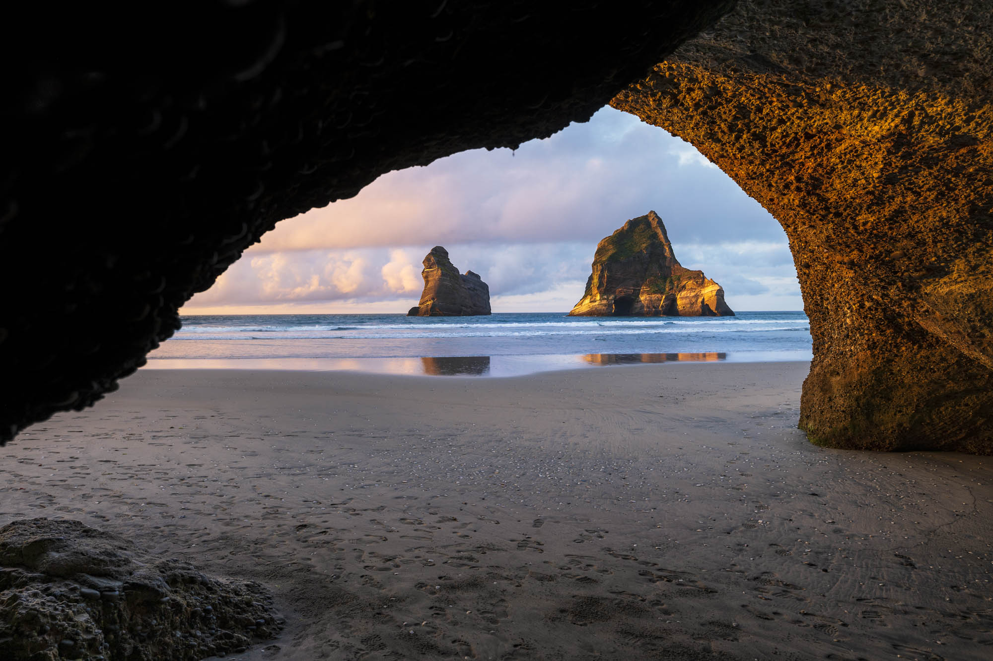 Wharariki Beach
