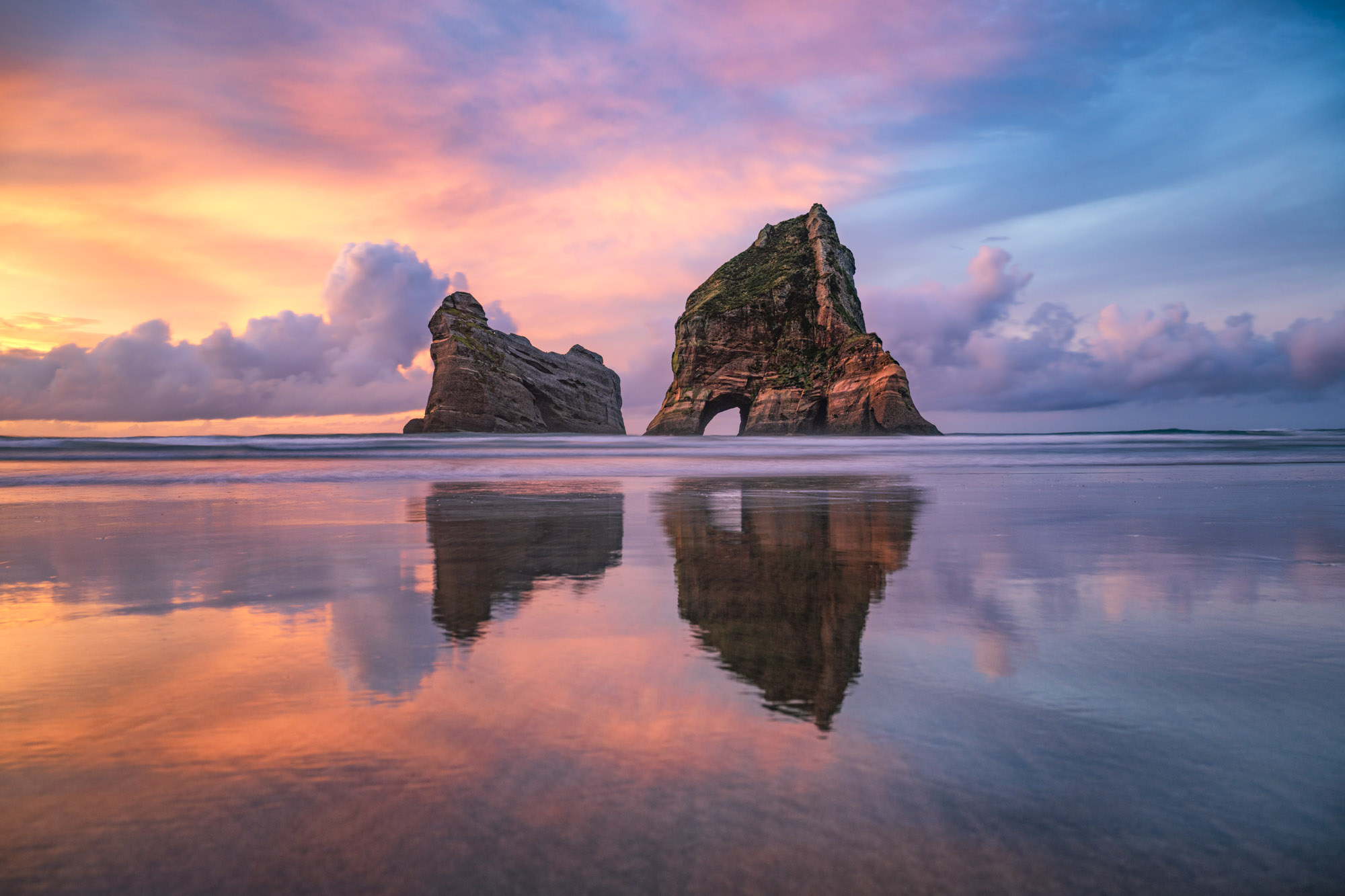 Wharariki Beach
