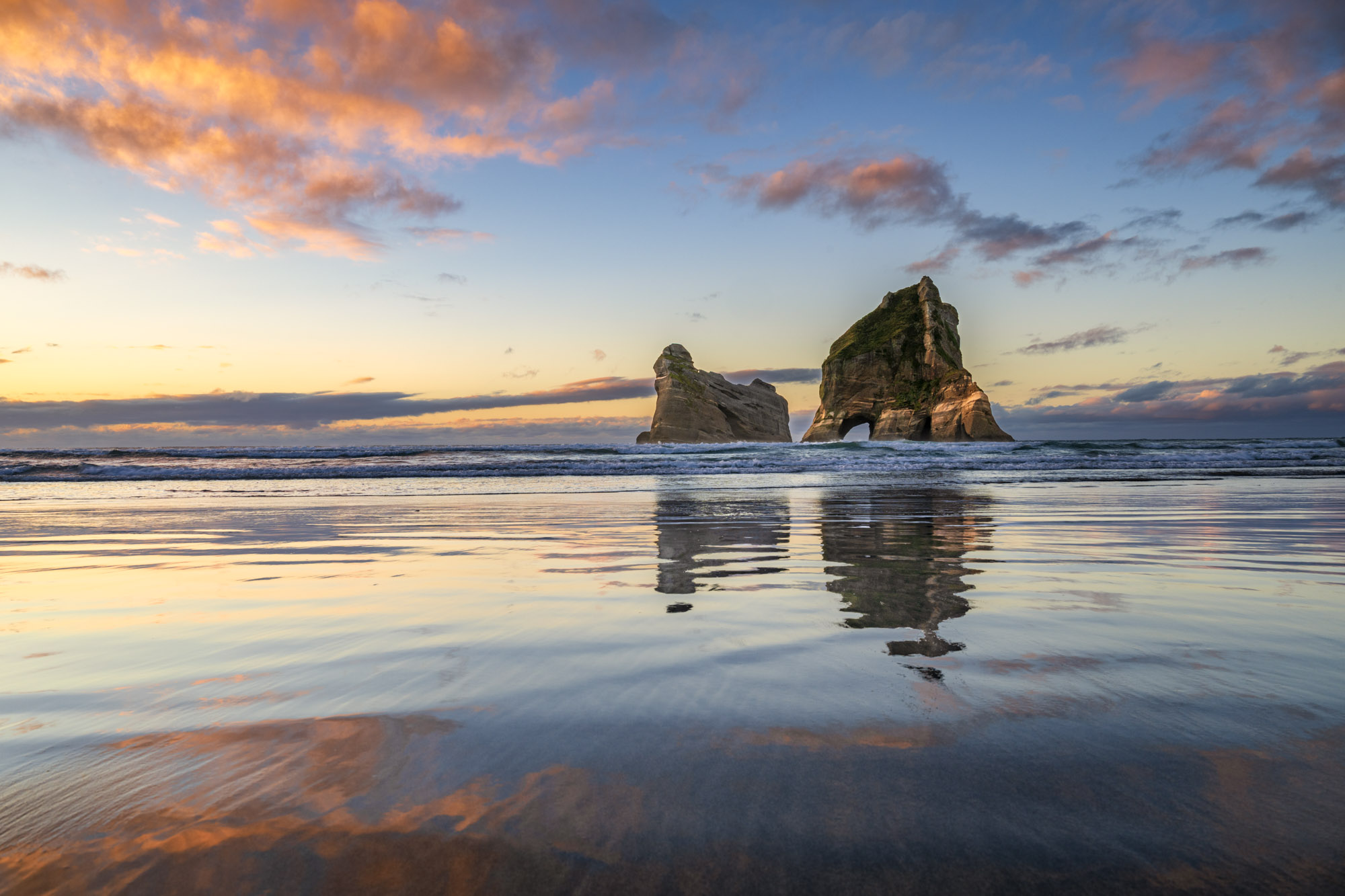 Wharariki Beach